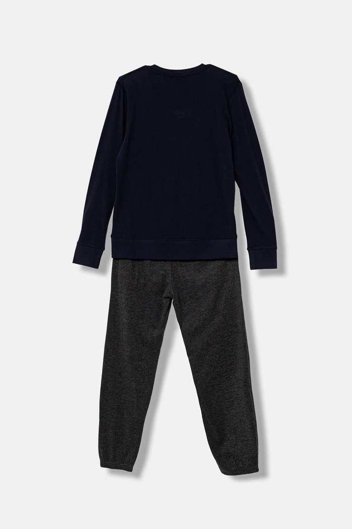 CR7 Cristiano Ronaldo pijamale de bumbac pentru copii 8770.42.755 bleumarin AW25