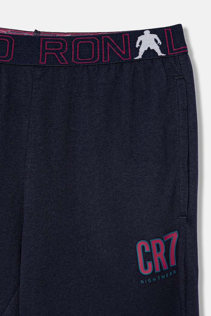 CR7 Cristiano Ronaldo piżama bawełniana dziecięca 2-pack granatowy 8770.42.757