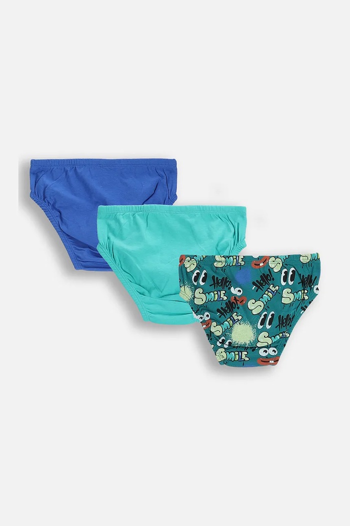 Coccodrillo slip din bumbac pentru copii 3-pack ZC5409303PAN multicolor AW25
