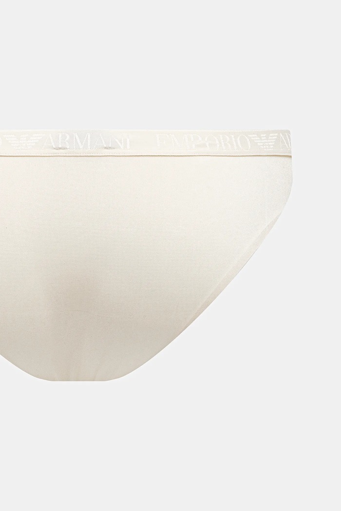 Abbigliamento Emporio Armani Underwear mutande pacco da 2 EW000403.AF10891 beige