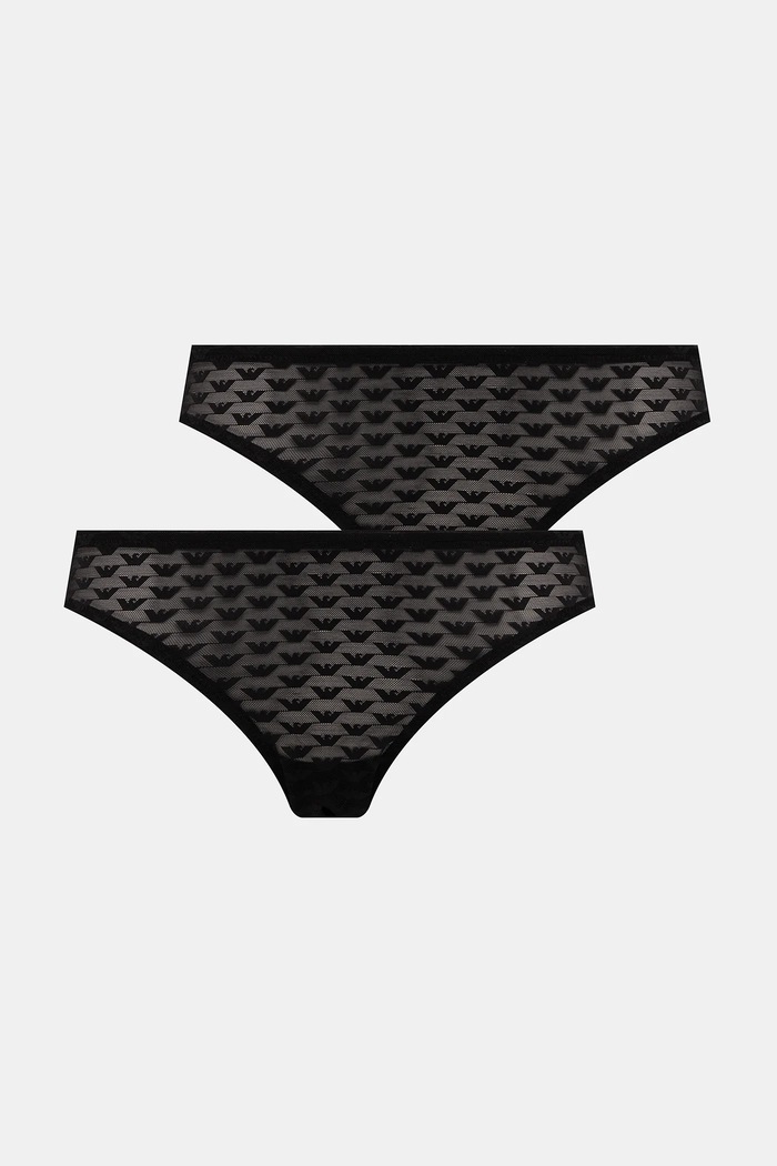 Nohavičky Emporio Armani Underwear 2-pak nohavičky čierna EW000403.AF15358