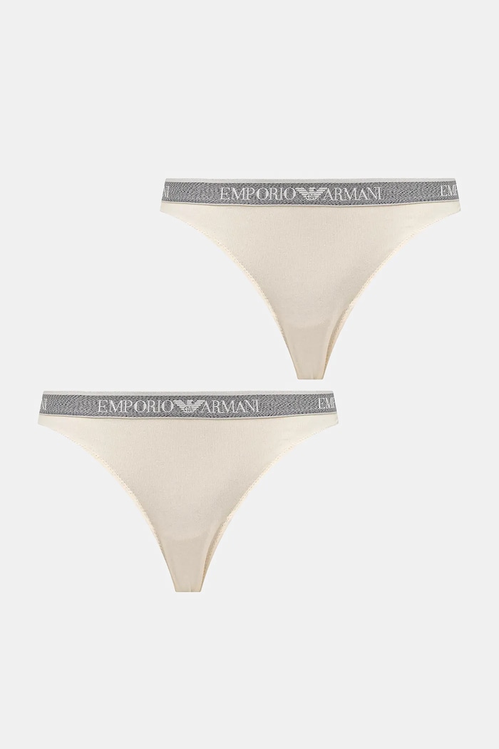 Nohavičky Emporio Armani Underwear 2-pak nohavičky béžová EW000404.AF15345
