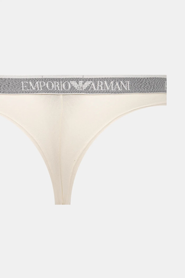 Oblečenie Nohavičky Emporio Armani Underwear 2-pak EW000404.AF15345 béžová