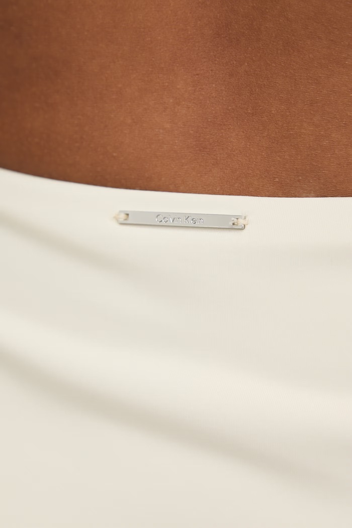 Calvin Klein chiloți de baie pentru femei bej LV00Q62706