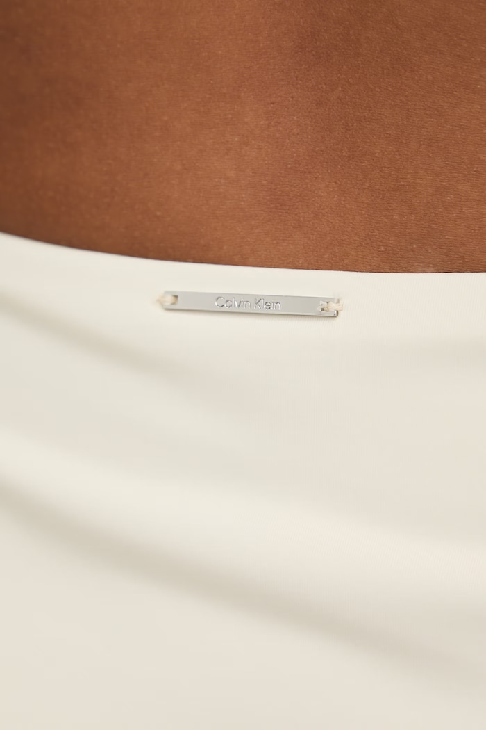 Calvin Klein chiloți de baie pentru femei bej LV00Q62706
