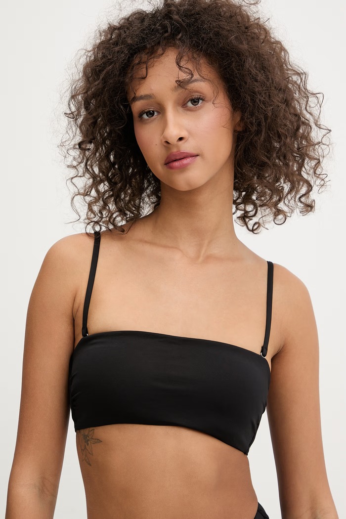 Calvin Klein plavková podprsenka dámska čierna LV00Q62845