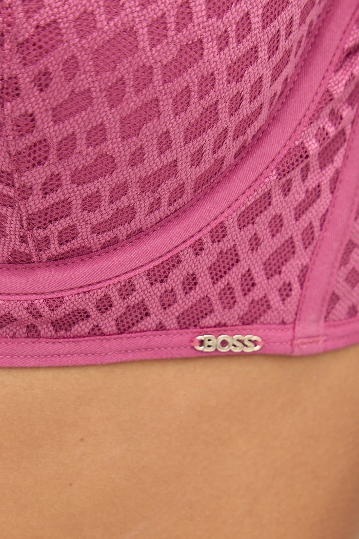 Бюстгальтер BOSS TRIANGLE B LACE 50520390 рожевий