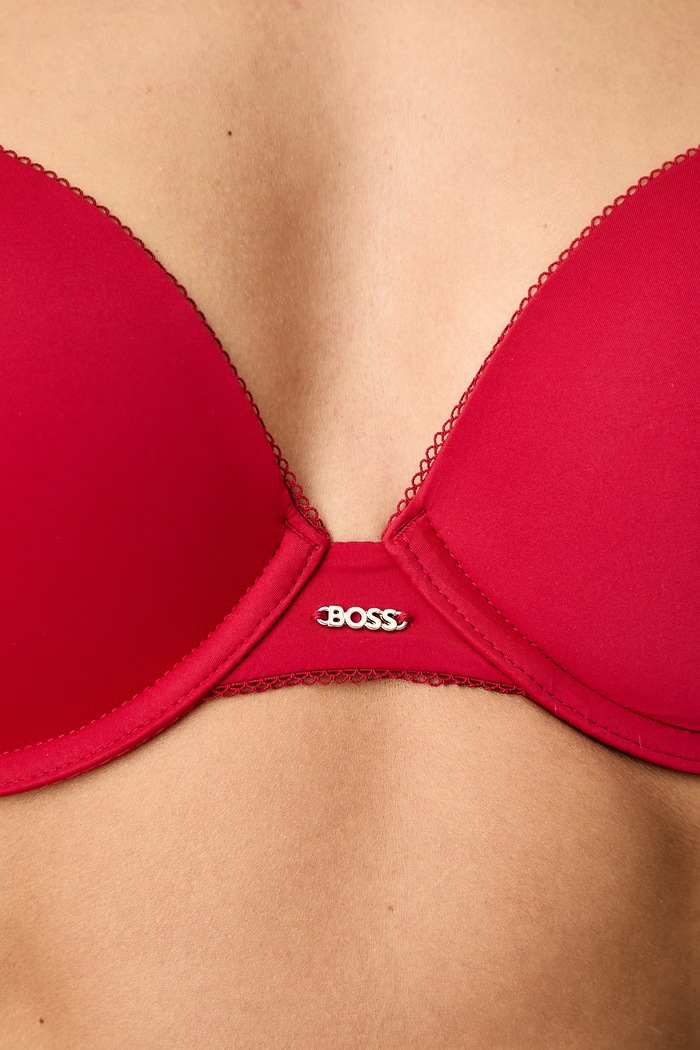 Klasične hlačke ženske BRIEF B.PURE BOSS 50545054 rdeča