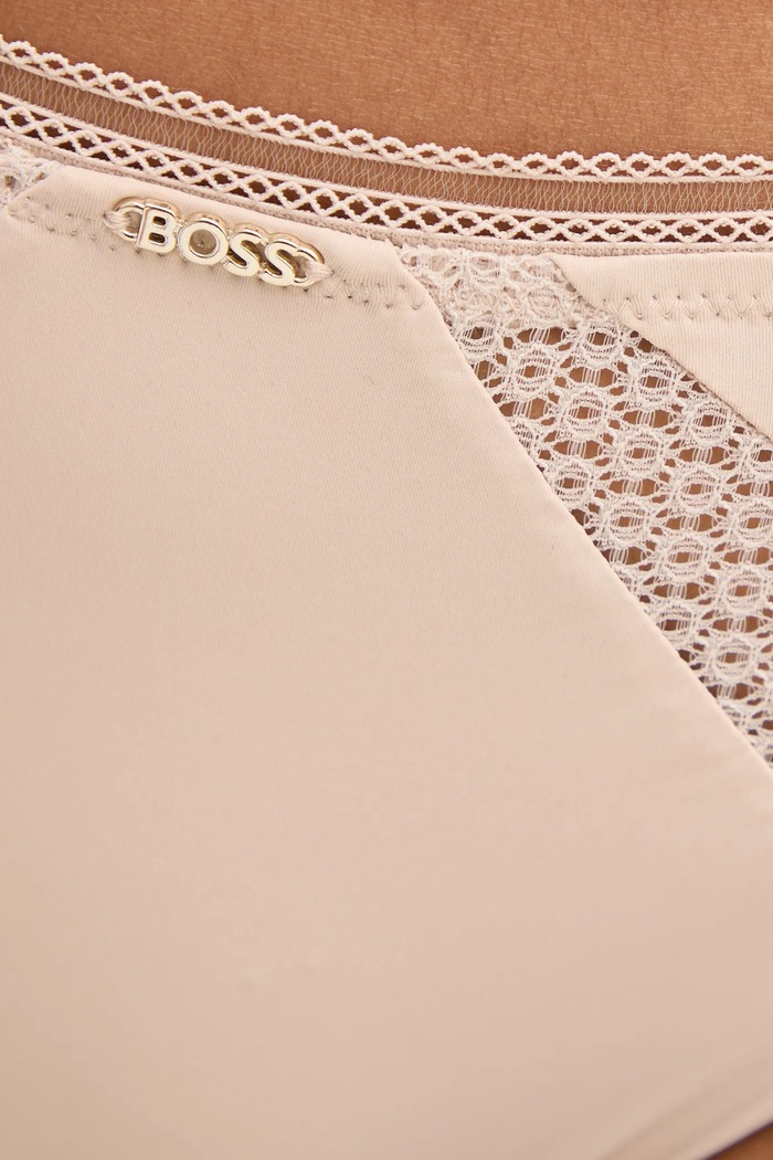 Ruházat BOSS tanga 50545055 bézs