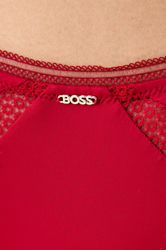 Одяг BOSS Стрінги жіночі THONG B.PURE 50545055 червоний