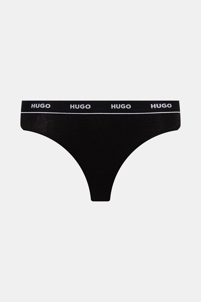 Прашки HUGO (3 броя) TRIPLET THONG STRIPE 50545680 син AW25