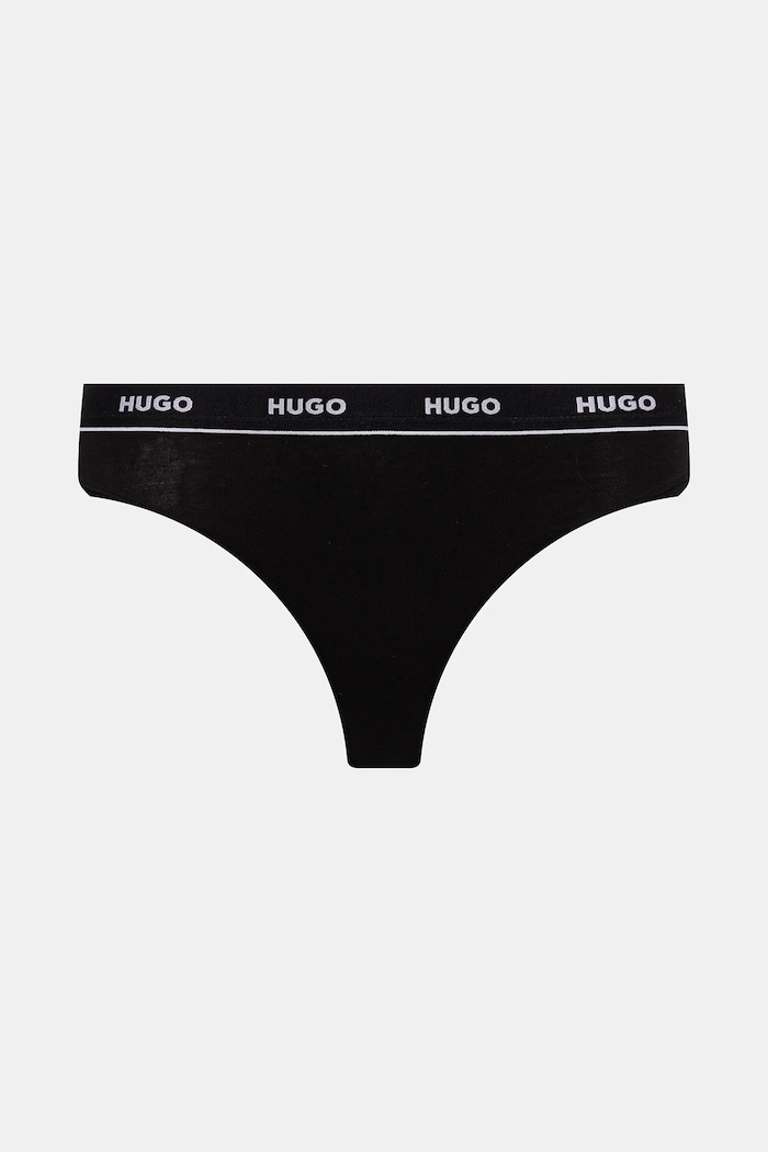 Прашки HUGO (3 броя) TRIPLET THONG STRIPE 50545680 син AW25