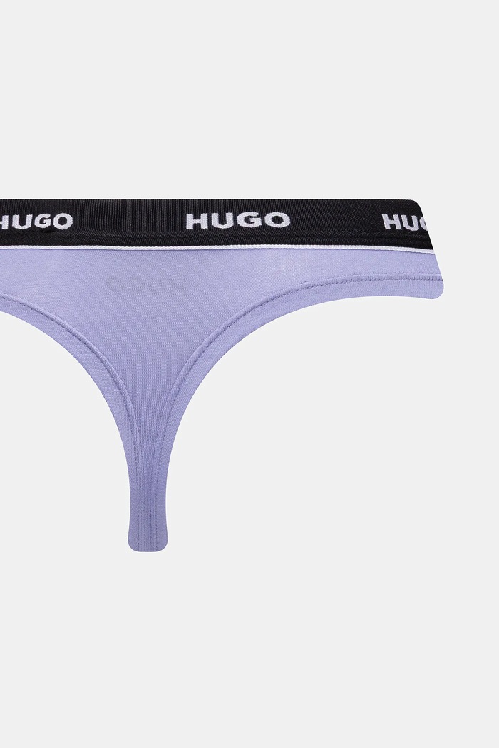 Прашки HUGO (3 броя) TRIPLET THONG STRIPE 50545680