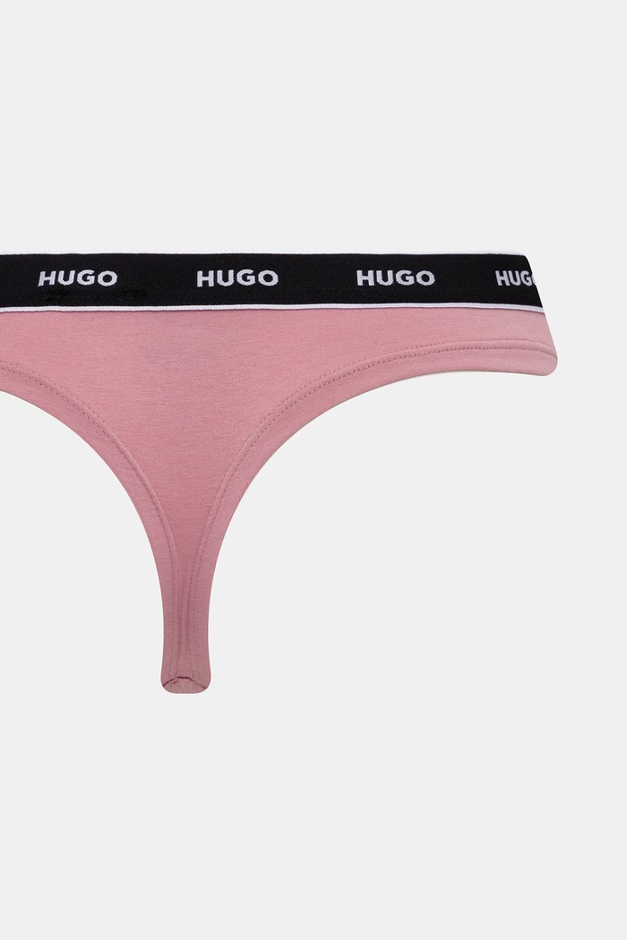 Стринги HUGO 3 шт TRIPLET THONG STRIPE 50545680 красный