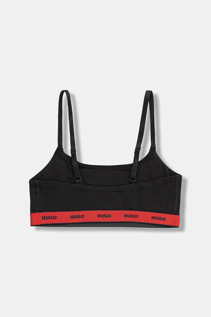 Одяг Бюстгальтер HUGO 2-pack TWIN BRALETTE STRIPE 50545691 чорний