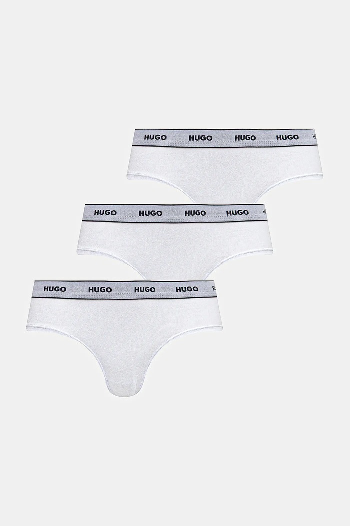 Трусы HUGO 3 шт TRIPLET BRIEF STRIPE хлопок белый 50545694