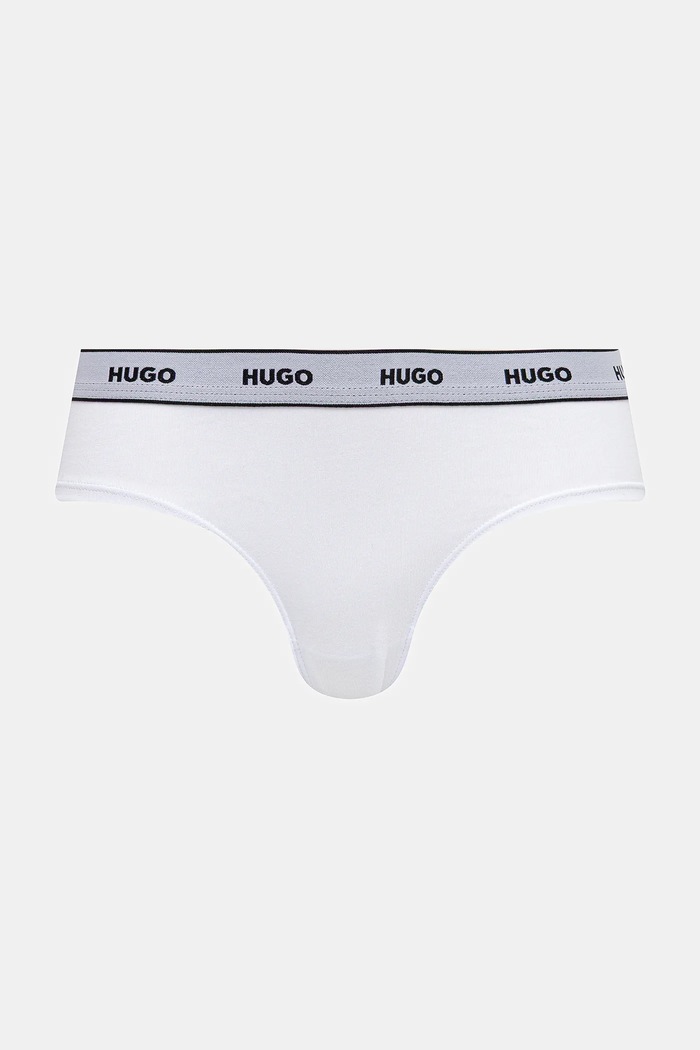 Трусы HUGO 3 шт TRIPLET BRIEF STRIPE 50545694 белый AW25