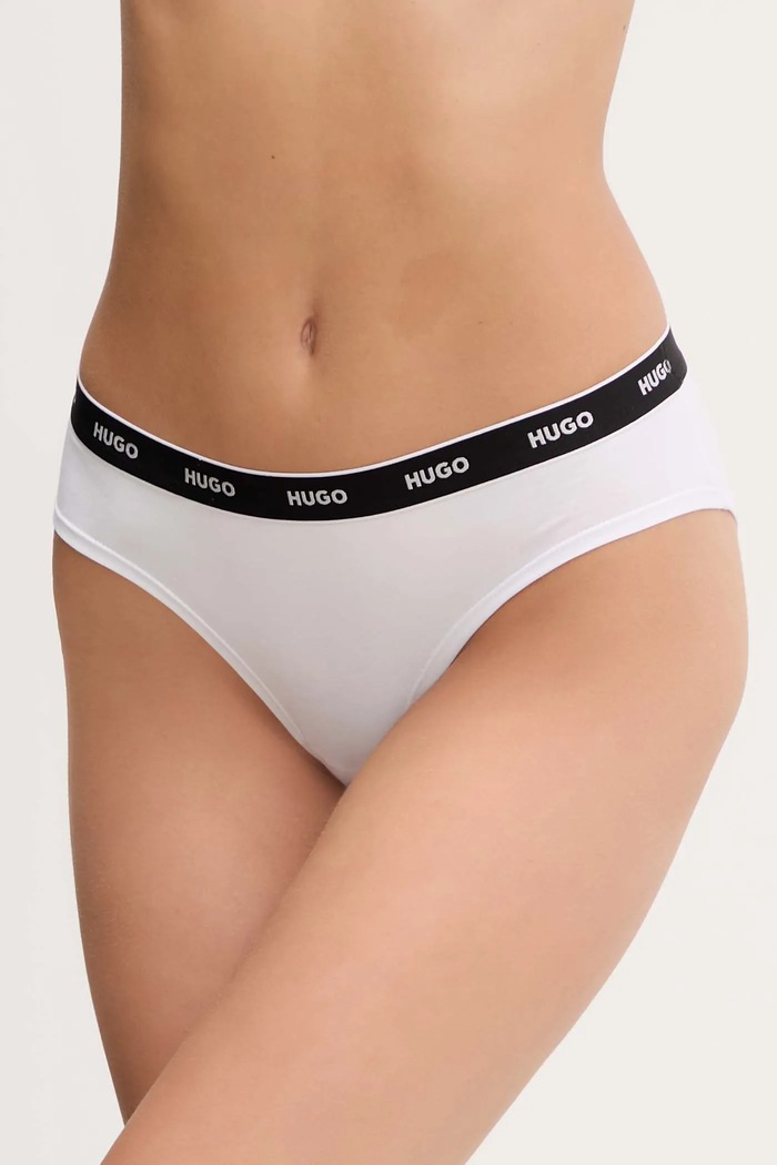 HUGO Chiloți BRIEF STRIPE PYP alb 50545716