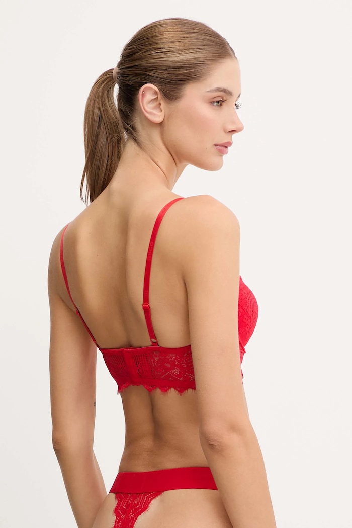 Одяг Бюстгальтер HUGO PUSH-UP RL LACE 50545726 червоний