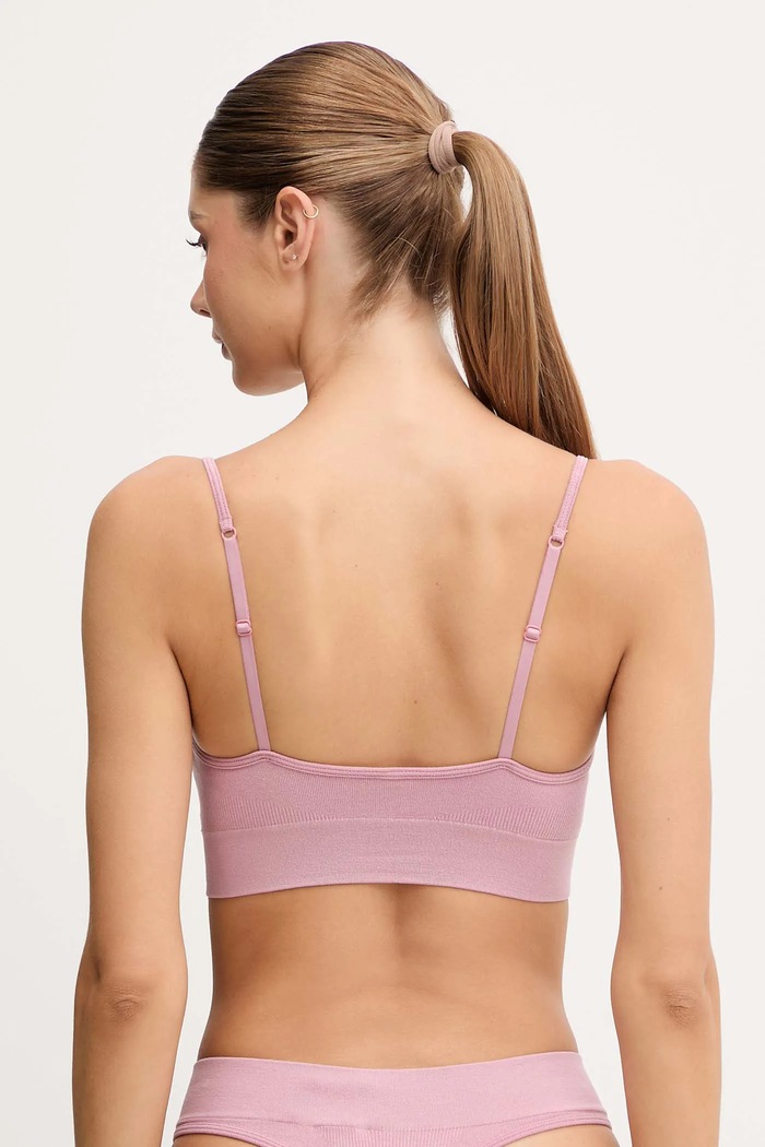 Одежда Бюстгальтер HUGO BRALETTE SEAMLESS 50545745 розовый