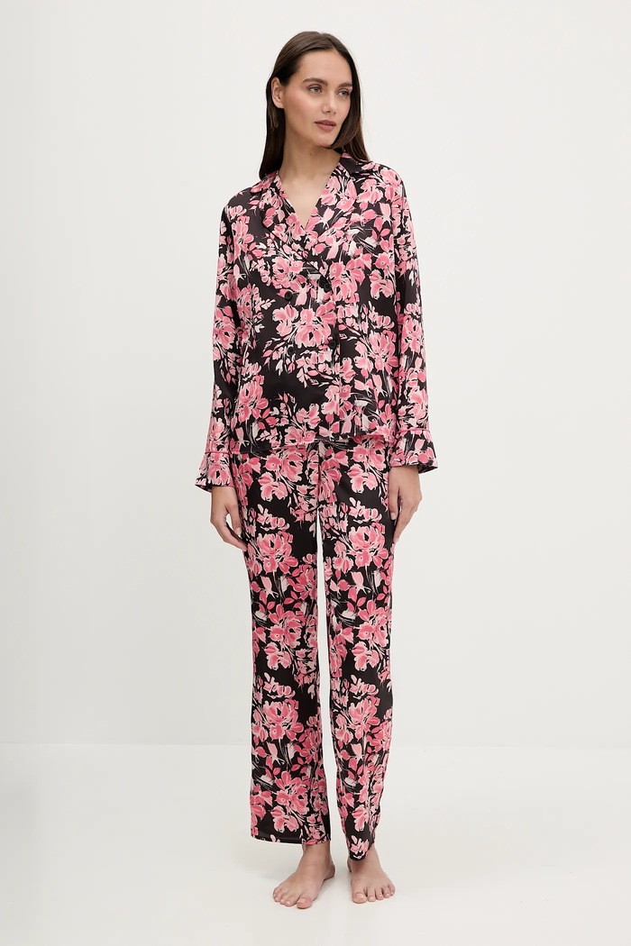 Guess pijama LOUISE set roz O5YX01.WH9C2
