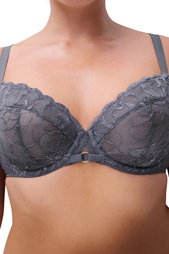 Σουτιέν Chantelle FLEURS γκρί C12M10