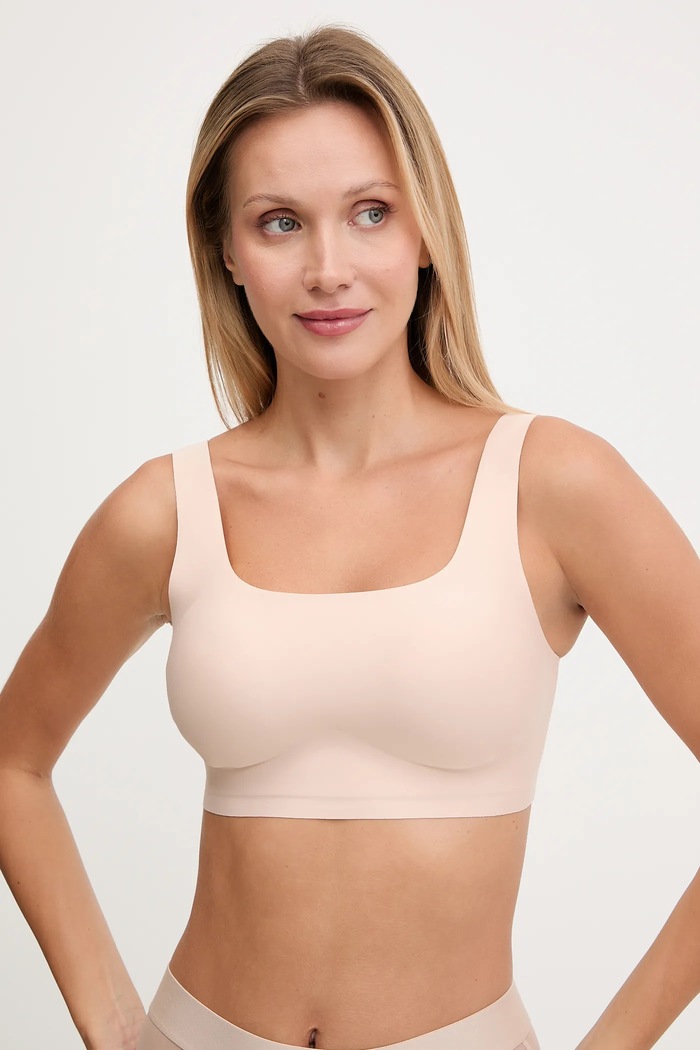 Chantelle podprsenka SOFT STRETCH bez kostíc béžová C26BQ2