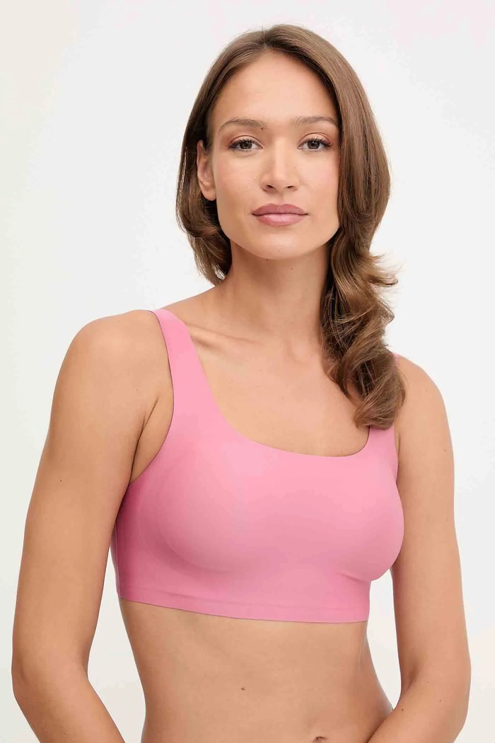 Chantelle podprsenka SOFT STRETCH bez kostíc ružová C26BQ2