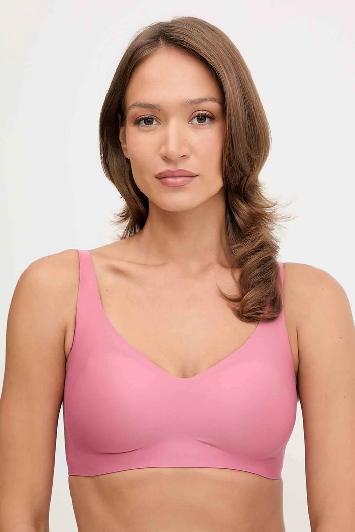 Chantelle podprsenka SOFT STRETCH bez kostíc ružová C26BQB