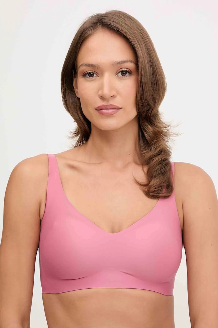 Chantelle podprsenka SOFT STRETCH bez kostíc ružová C26BQB