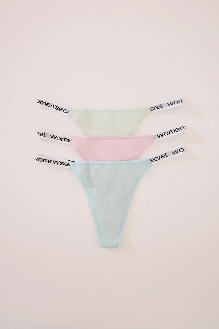 Tanga women'secret 4939029 zelená AW25