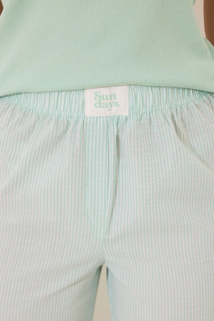 Pamučna pidžama women'secret zelena 3599209