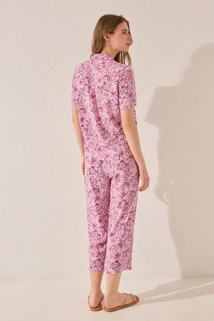 Pižama women'secret 4859418 vijolična
