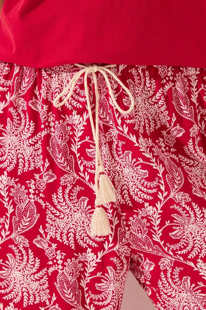 women'secret pantaloni de pijama burgundia 3709677