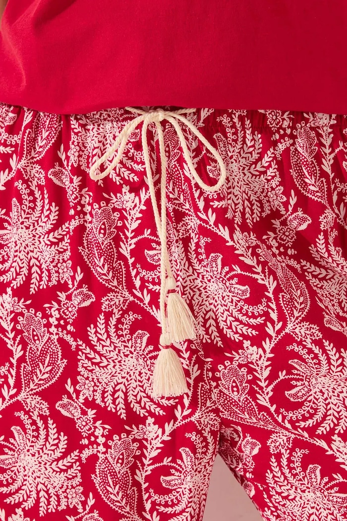 women'secret pantaloni de pijama burgundia 3709677
