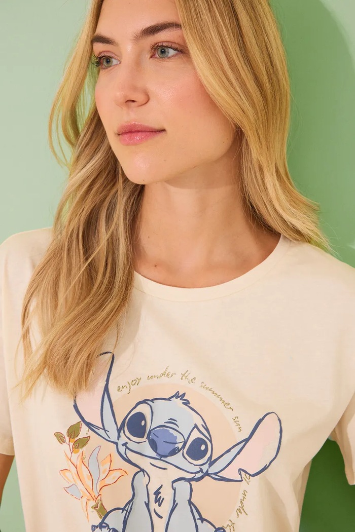 Odzież women'secret piżama LILO & STITCH 3139898 beżowy