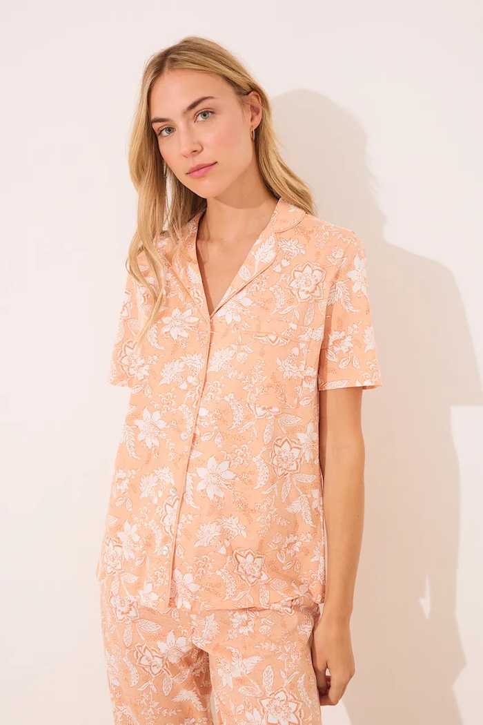 Памучна пижама women'secret LILO & STITCH 3139905 оранжев AW25