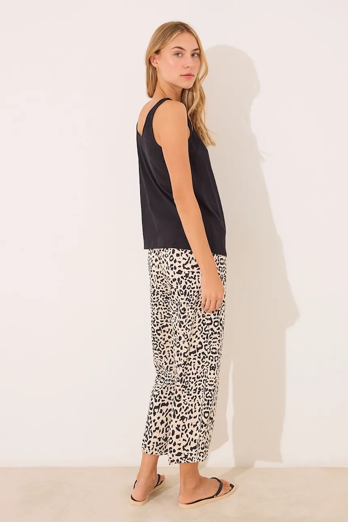 Bavlněné pyžamo women'secret MICKEY 3139914 černá