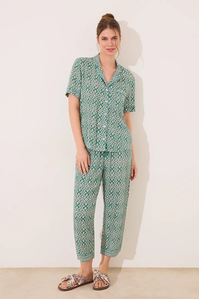 women'secret pijama set verde 4859417