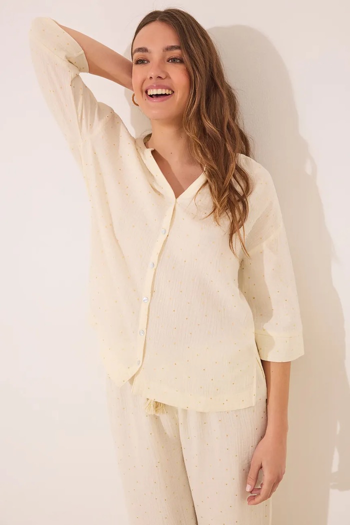 women'secret pizsama 3599229 bézs AW25
