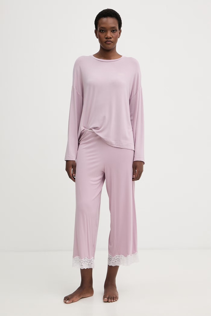 United Colors of Benetton donji dio pidžame za žene od viskoze 3Z123F370 ljubičasta SS26