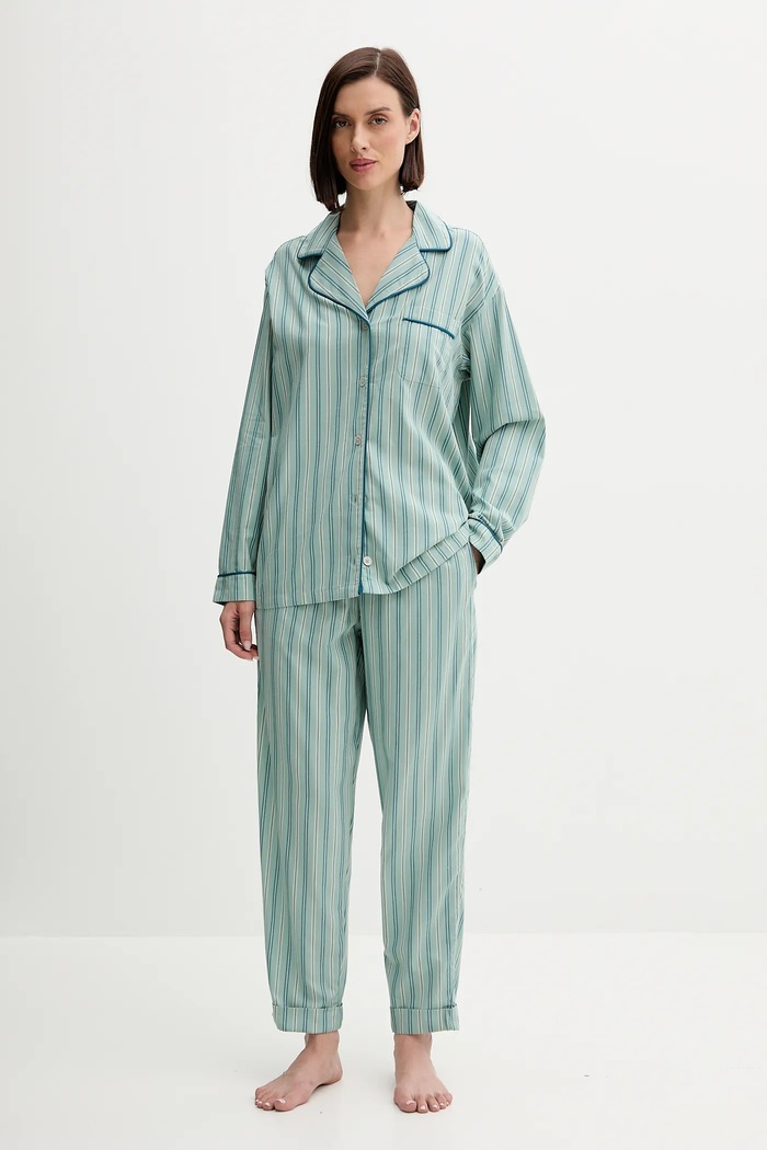 United Colors of Benetton pizsama felső 4MYG3M00D türkiz AW25