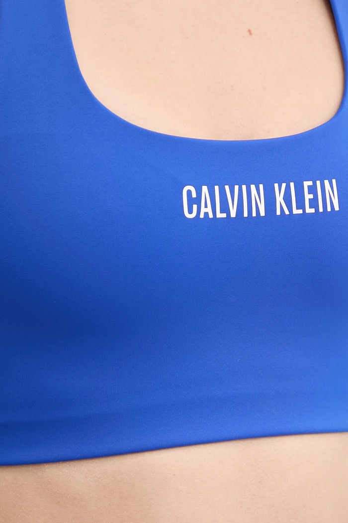 Sportovní podprsenka Calvin Klein Performance LVGWF5K146 modrá