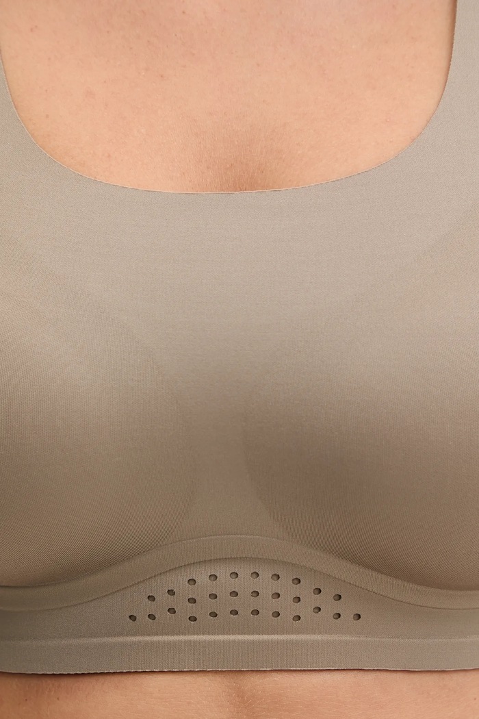 Calvin Klein Performance sutien sport gri LVGWF5K149