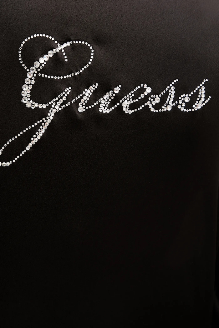 Kućni ogrtač Guess O5BX06.WH9C2 crna