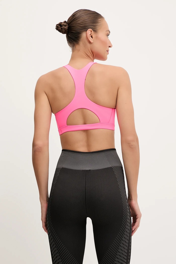 Odzież adidas Performance biustonosz sportowy Adizero JI8005 różowy