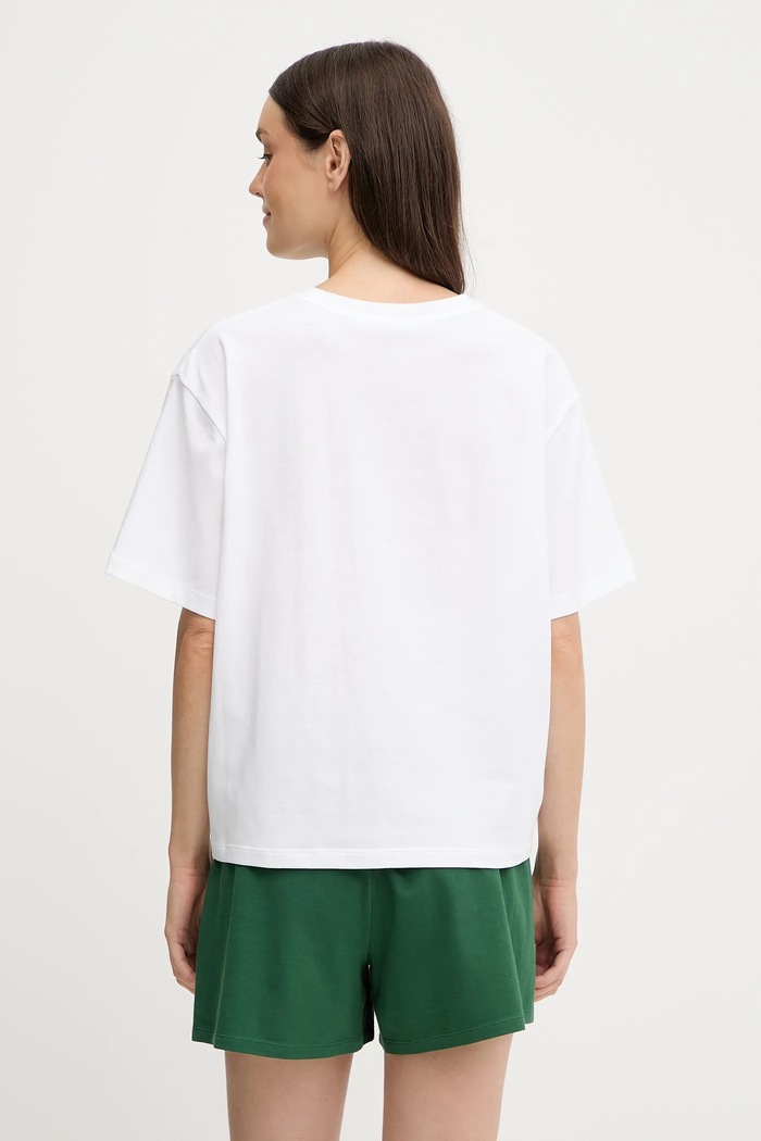 Pyžamo Lacoste biela 4F5883