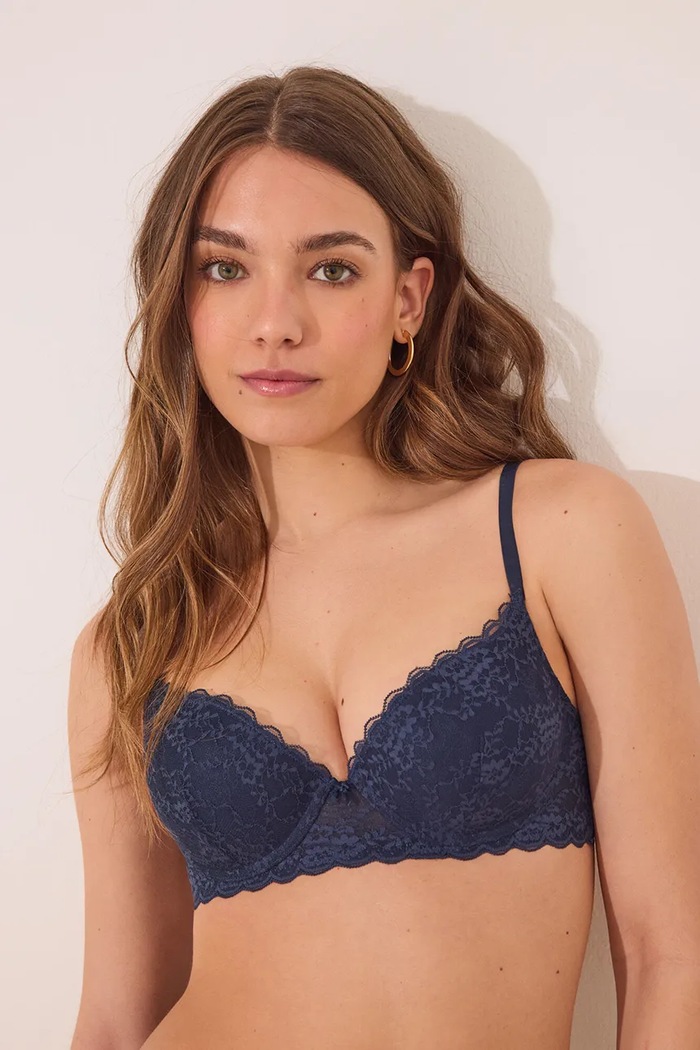 Podprsenka women'secret push-up tmavomodrá 5662879.882.885