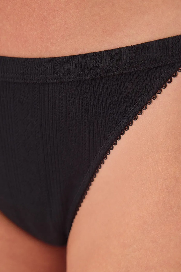 women'secret tanga 4982589 fekete AW25
