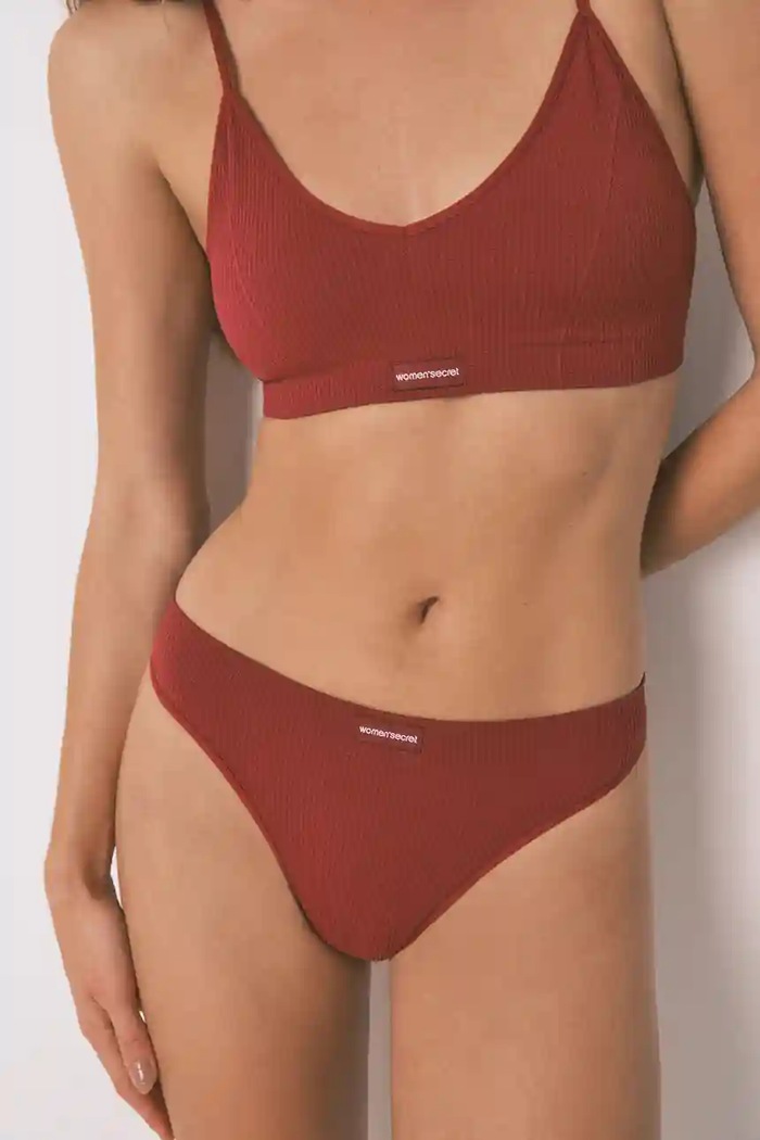 Tangá women'secret pletenina burgundské 5122015